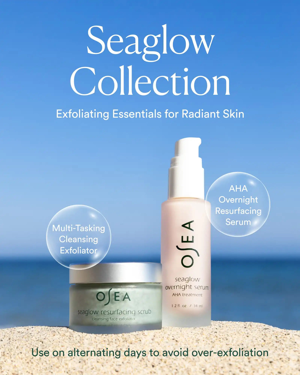 Seaglow Overnight Serum AHA Treatment