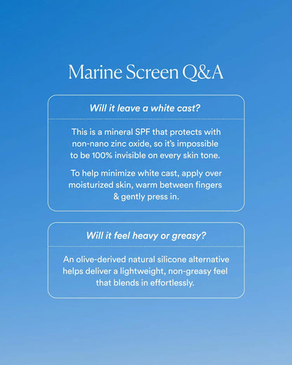 Marine Screen SPF 50 Mineral Sunscreen
